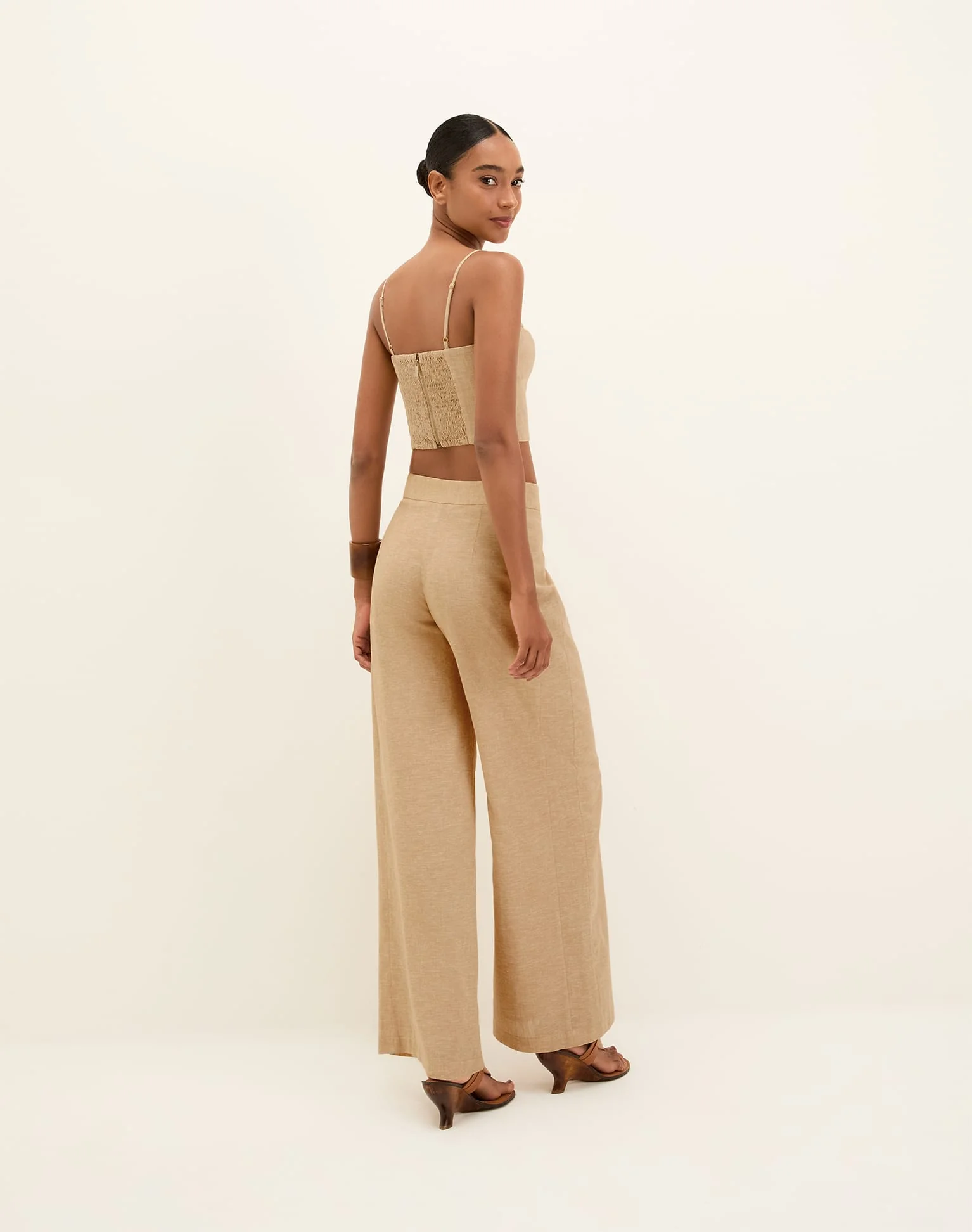 Bianca Cropped Top - Raffia - Image 3