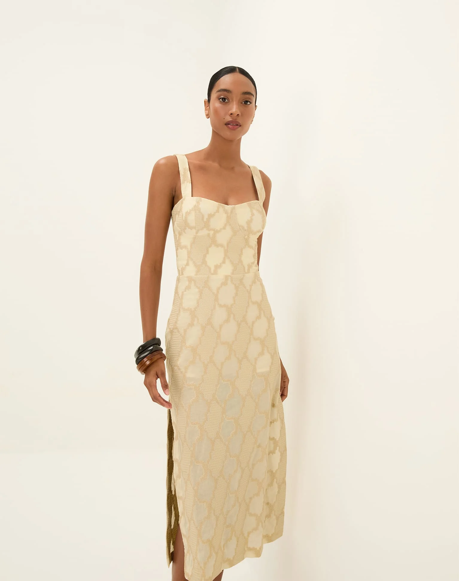 Coen Midi Dress - Embroidered Glitz - Image 5