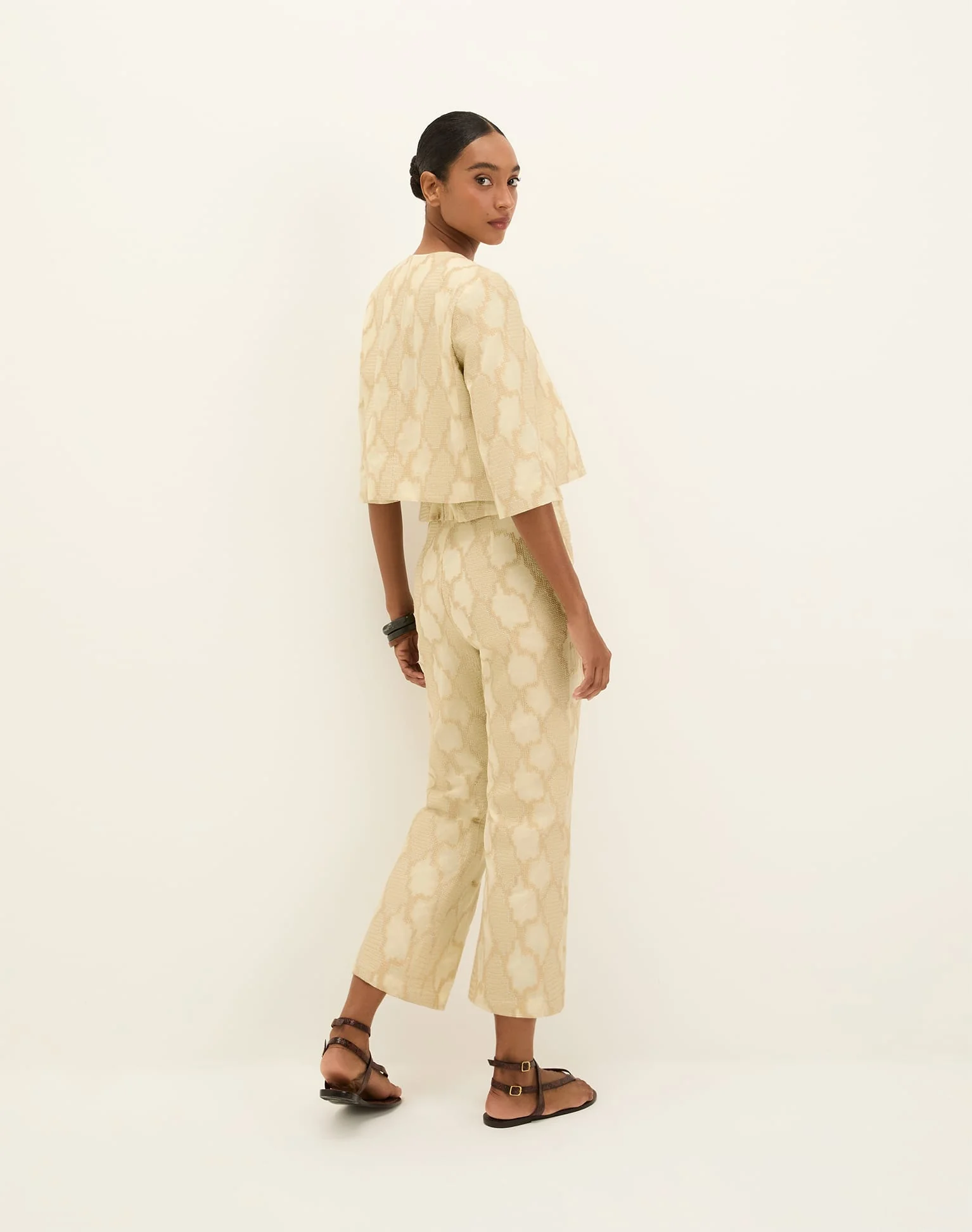 Coen Straight Leg Pants - Embroidered Glitz - Image 4