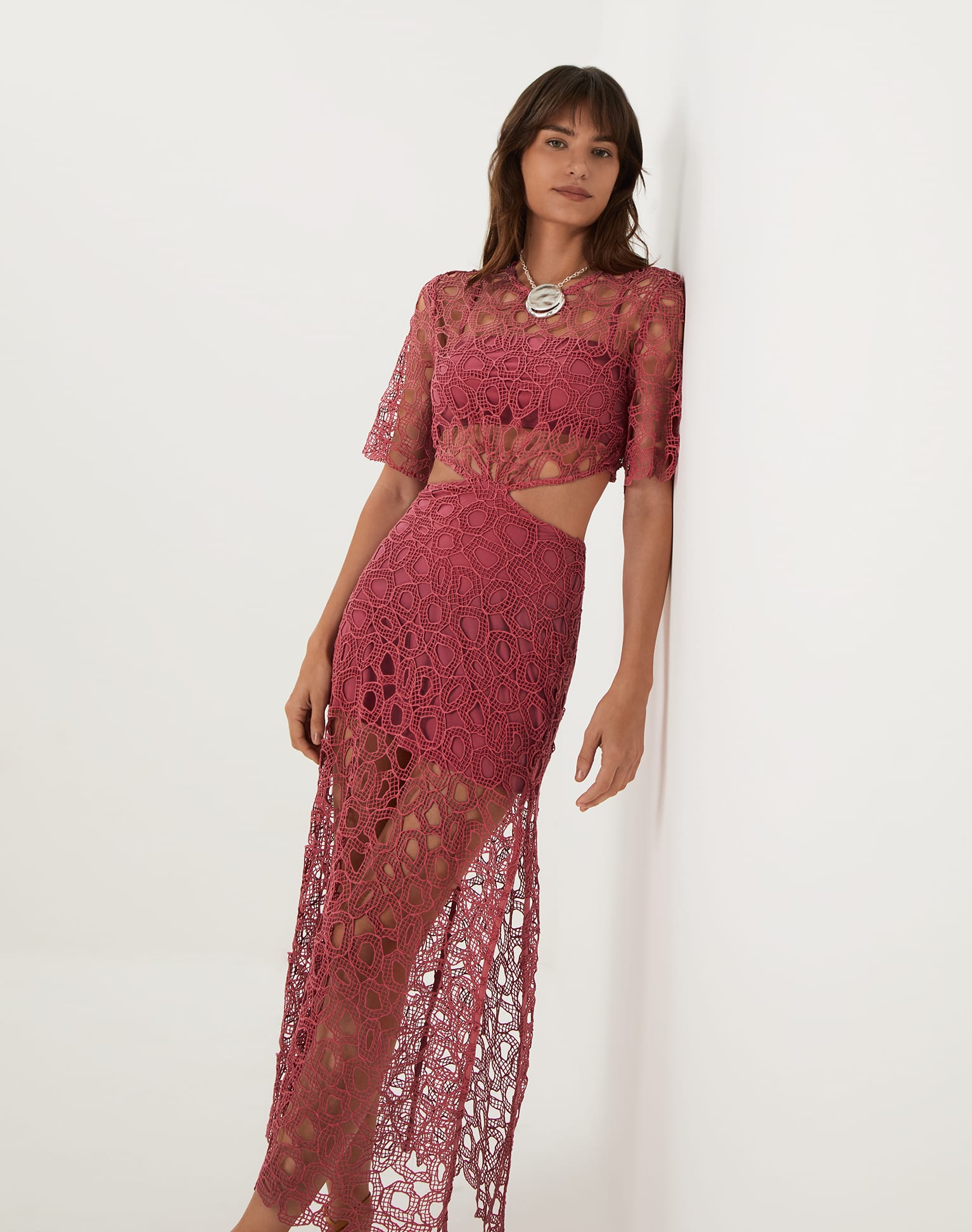 Eyelet Joelle Long Dress (Exchange Only) - Primrose - Image 5