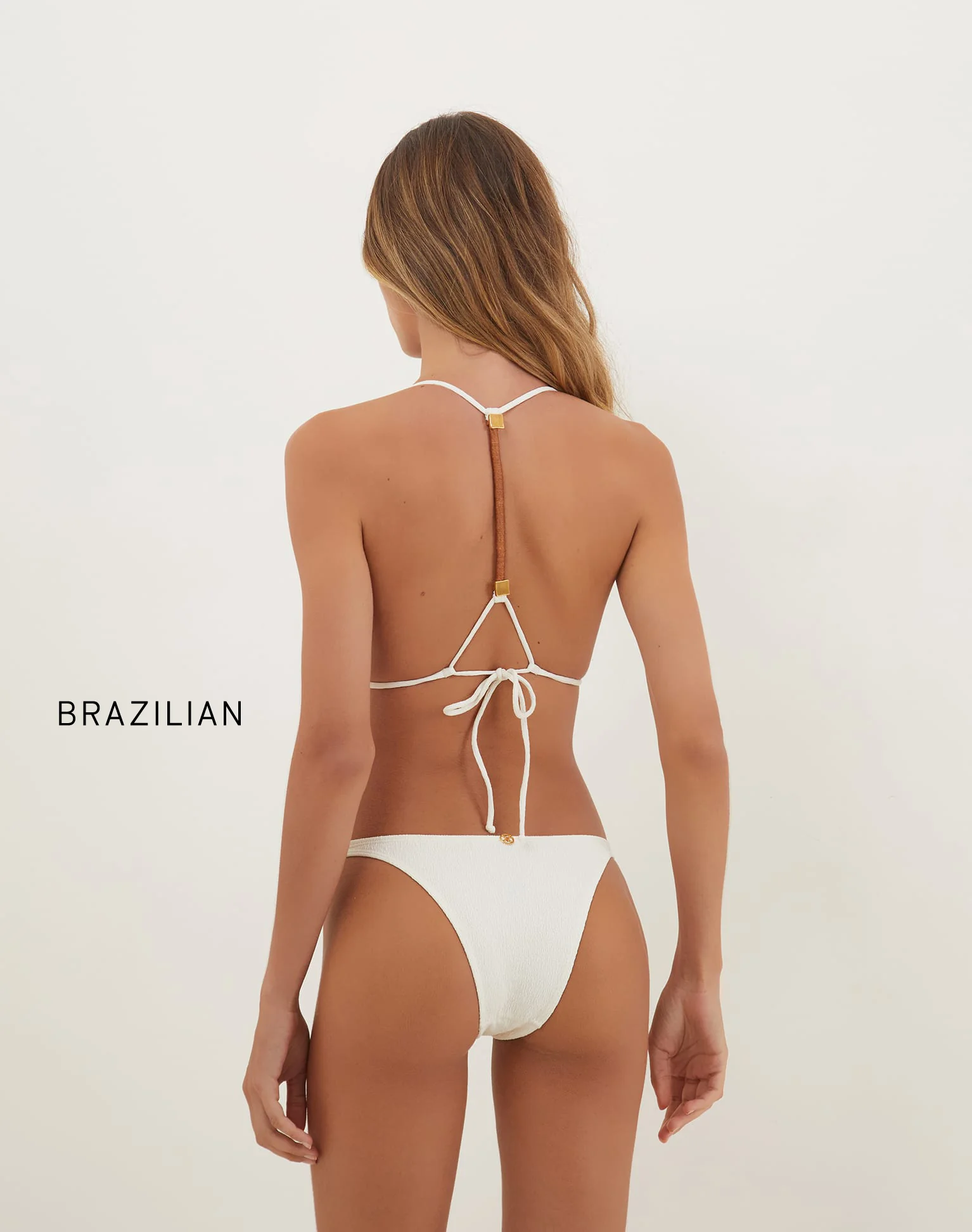 Firenze Aika T Back Tri Top - White - Image 5