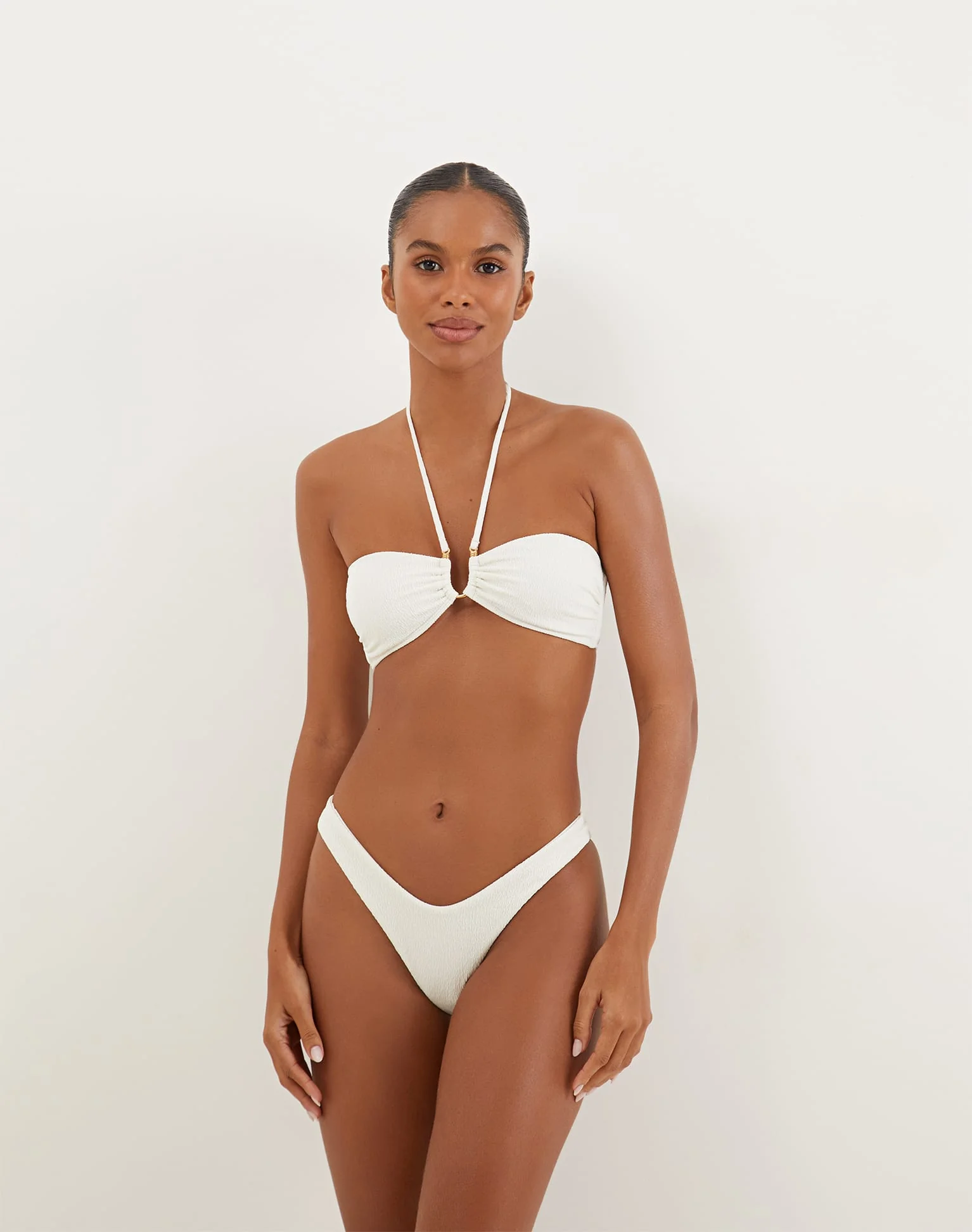 Firenze Callie Bandeau Top (Final Sale) - White - Image 2