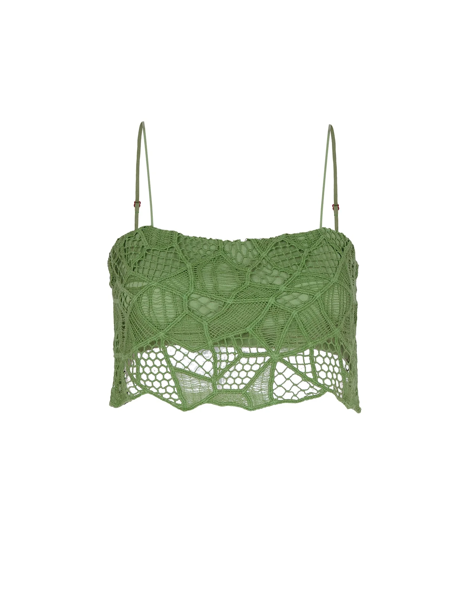 Hollie Cropped Top (Final Sale) - Aloe - Image 7