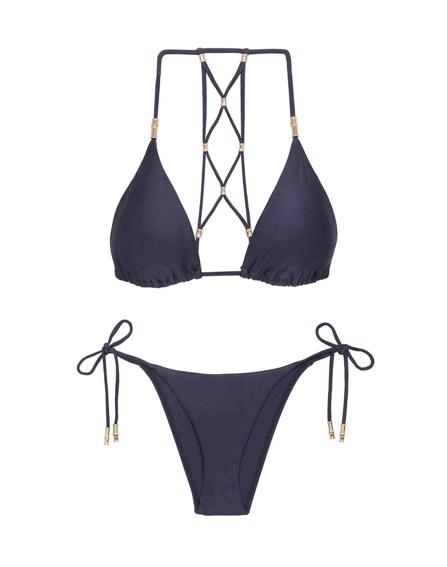 Lucy Tie Bottom - Indigo - Image 5