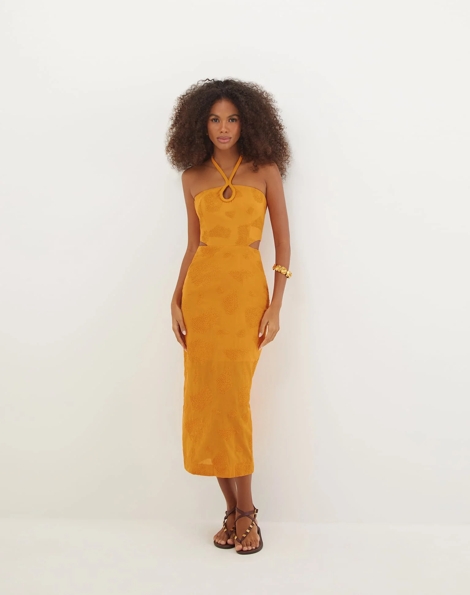 Jordana Midi Dress (Final Sale) - Sunset