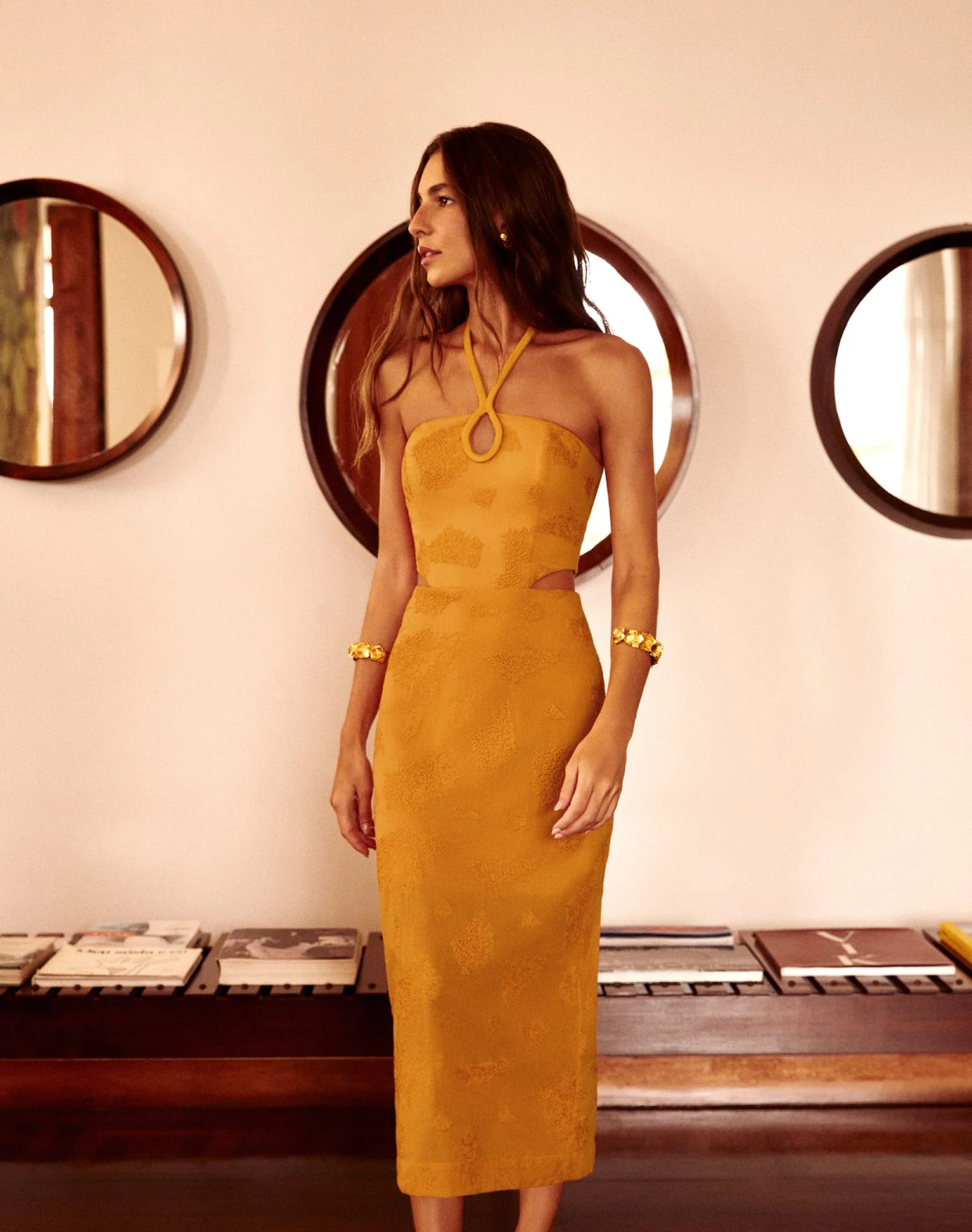 Jordana Midi Dress (Final Sale) - Sunset - Image 4