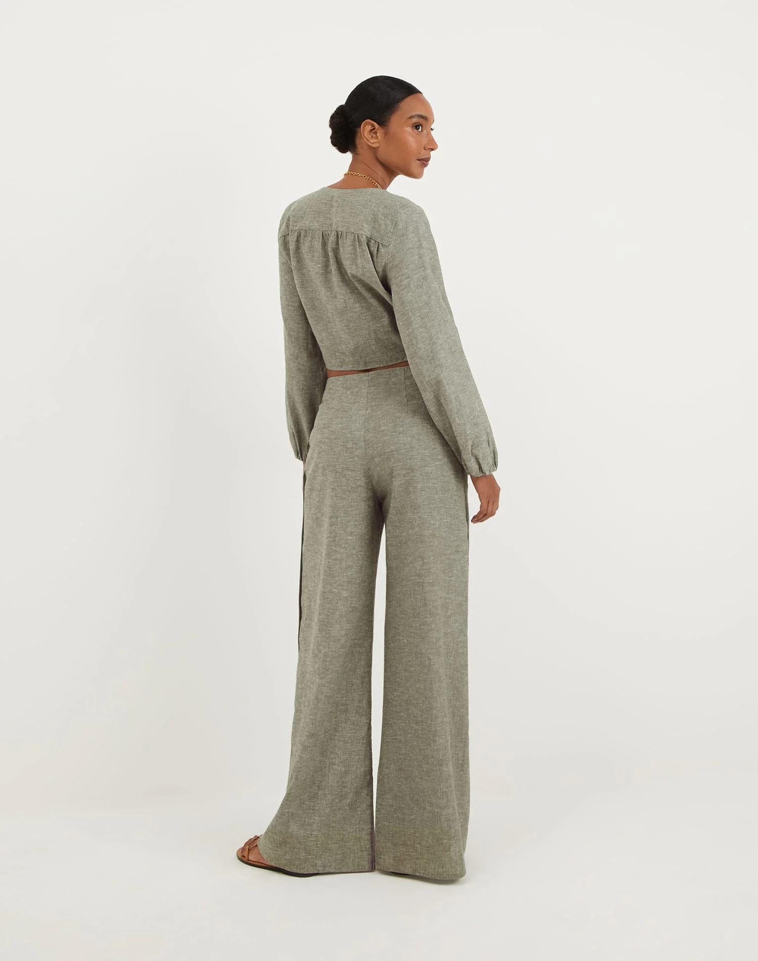 Josephine Long Sleeve Blouse - Harbor - Image 4