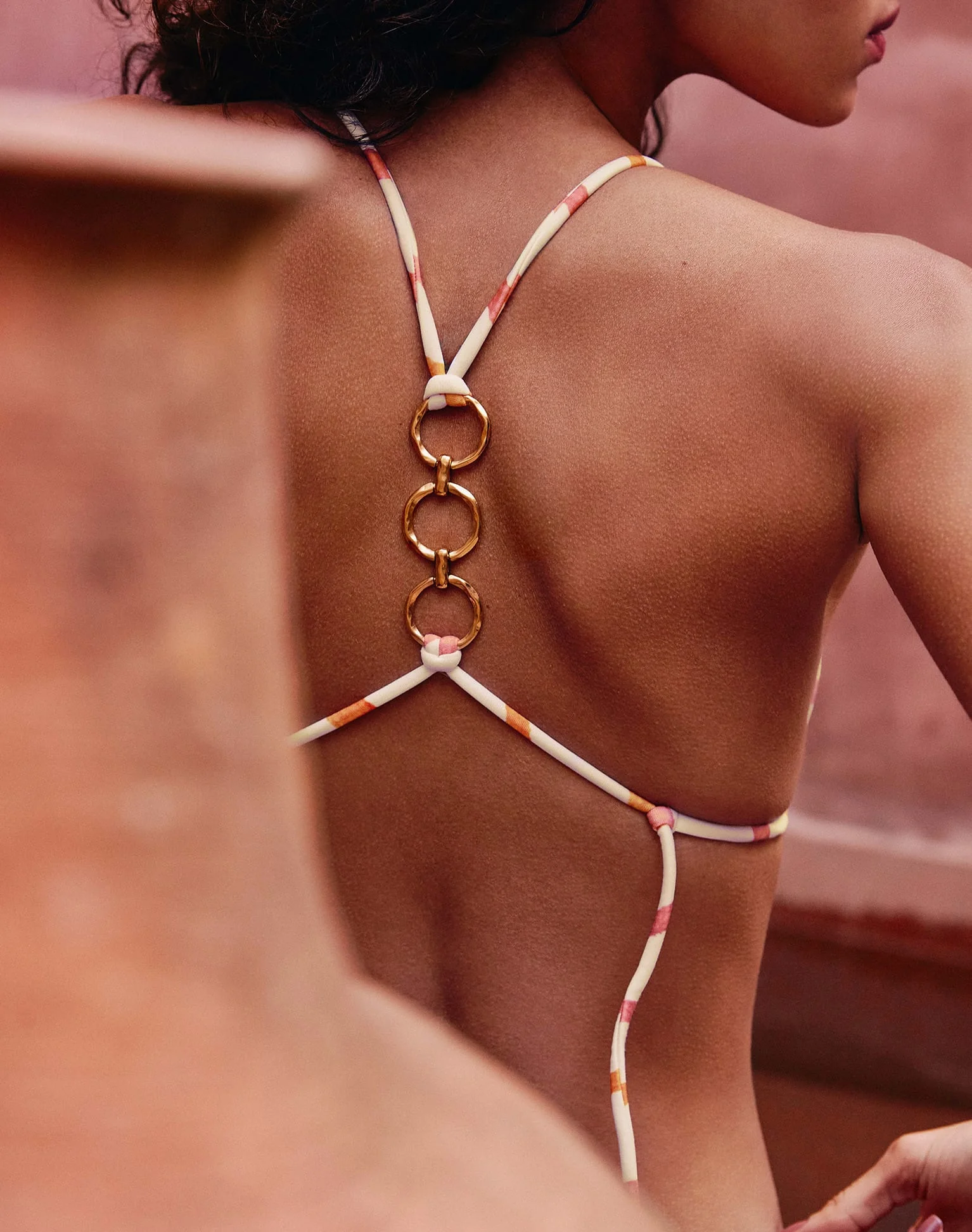 Joy T Back Tri Top - Sandstone - Image 4