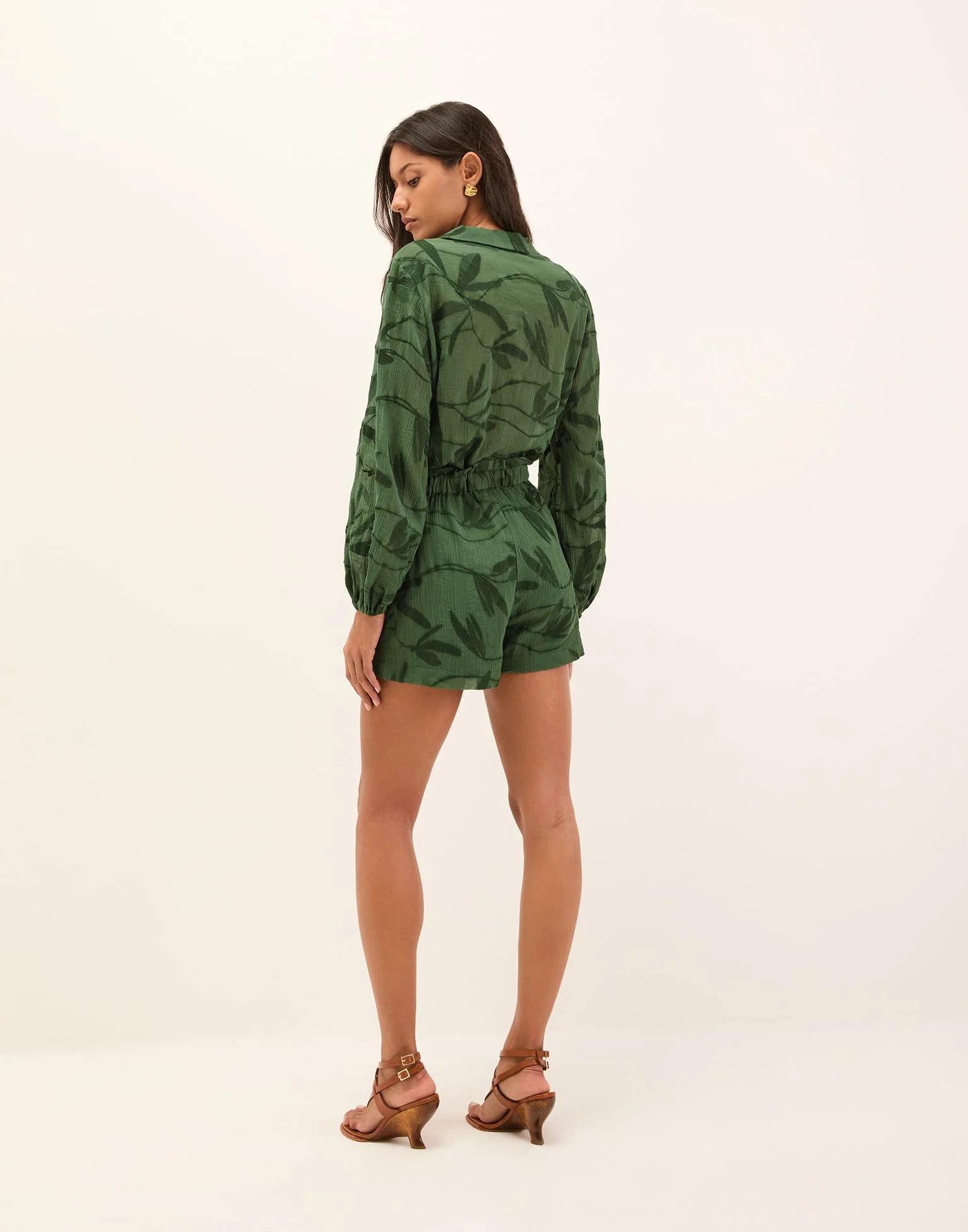 Kinsley Shorts - Embroidered Free Bird - Image 4