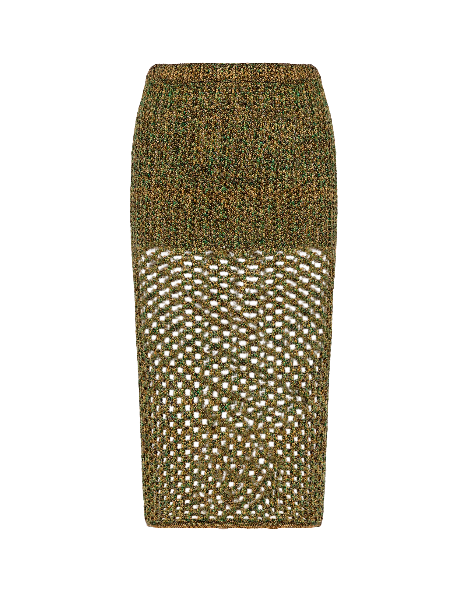 Knit Aria Midi Skirt (Final Sale) - Green