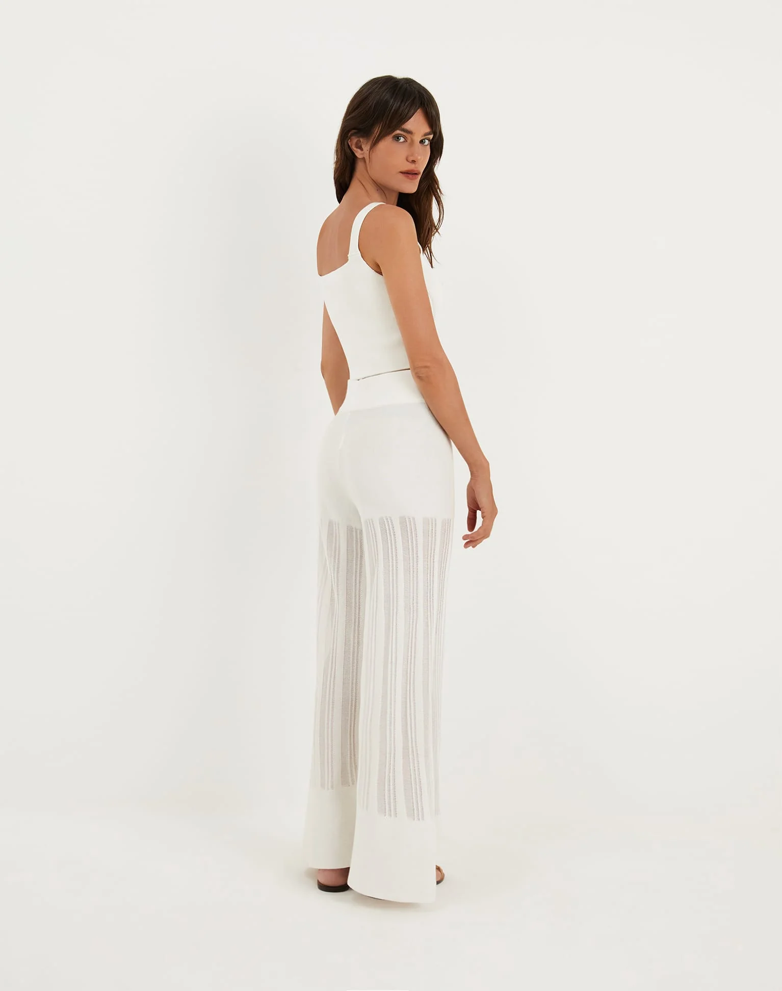 Knit Lene Top - Off White - Image 3