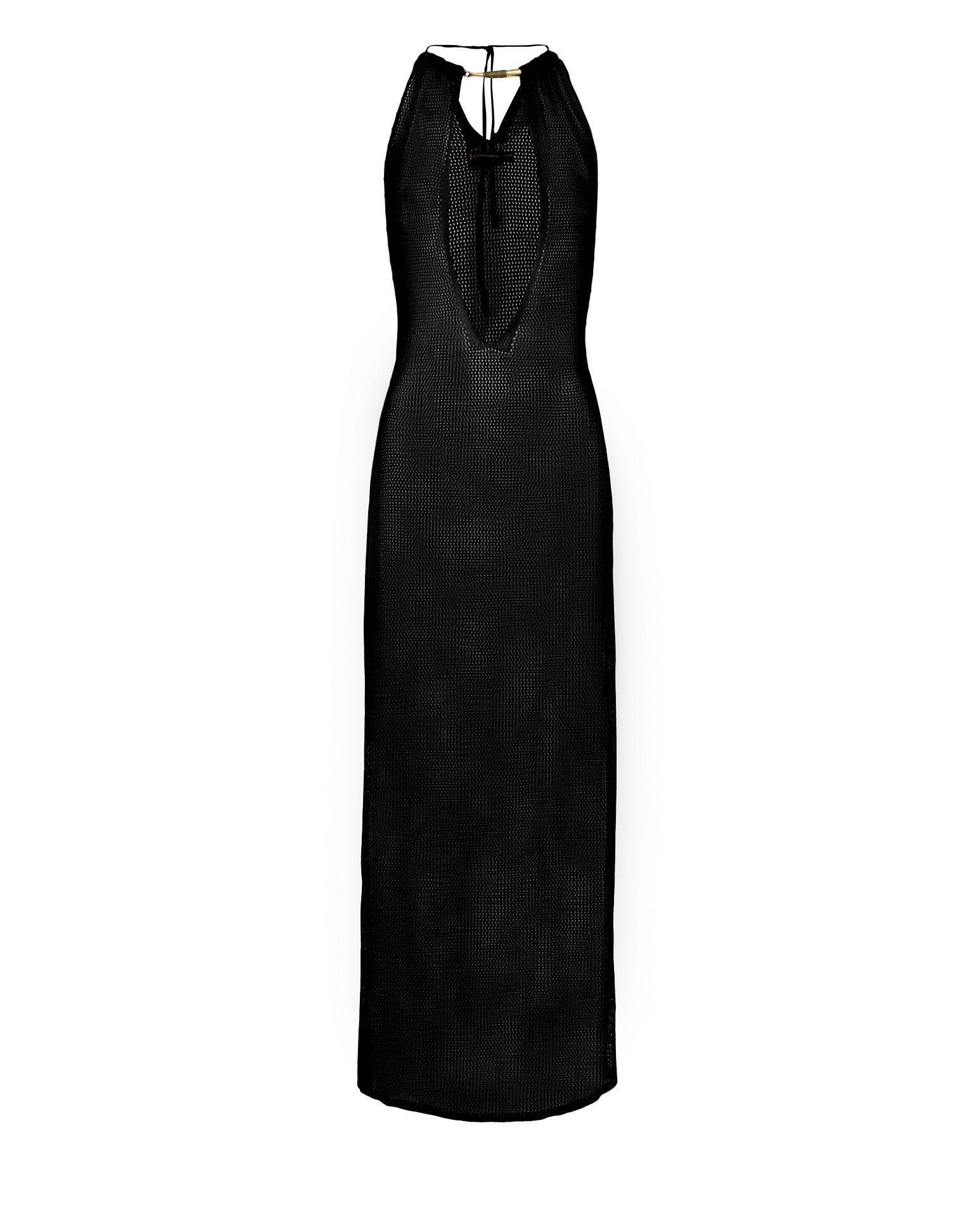 Knit Micah Long Cover Up - Black - Image 5