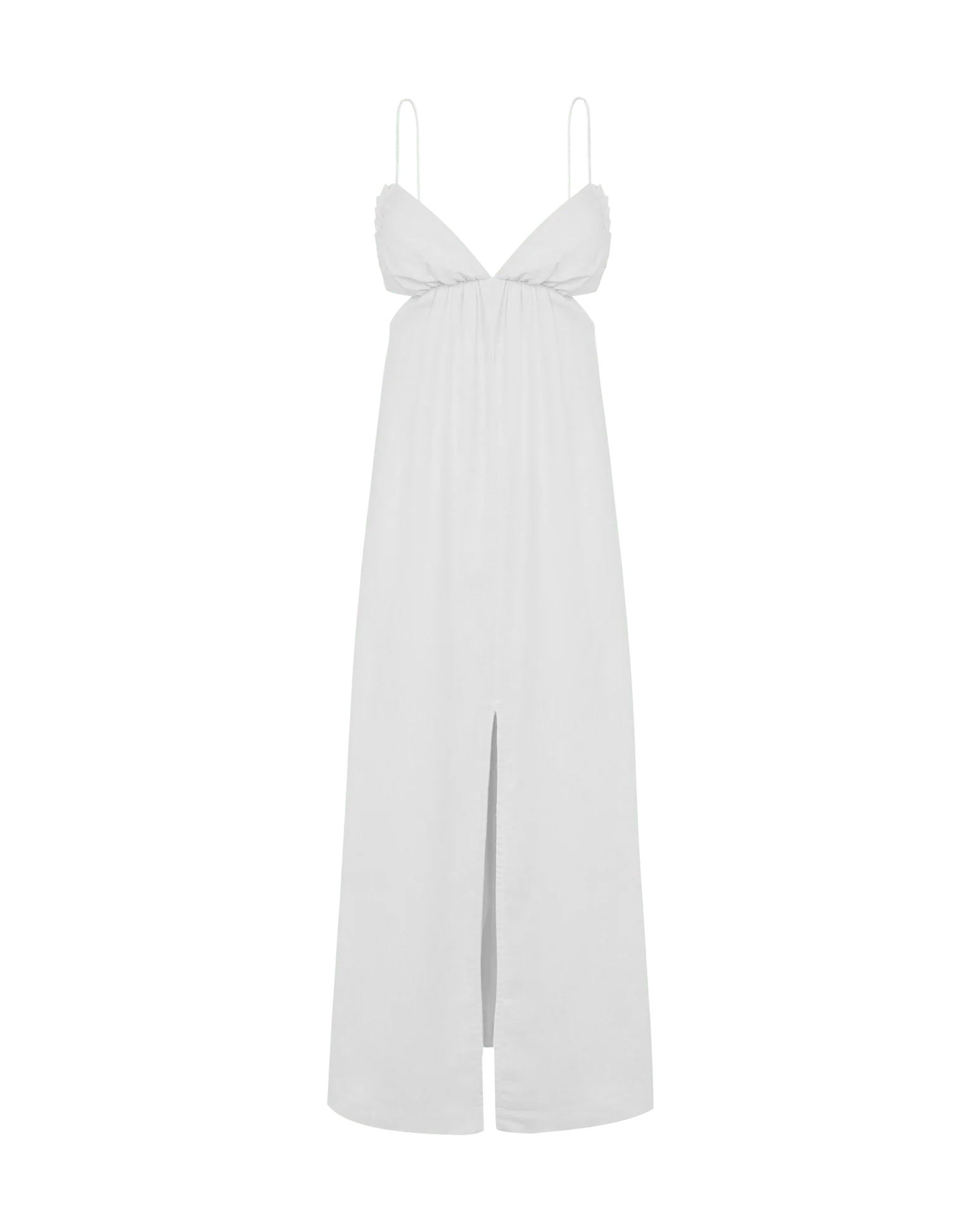 Kylie Midi Dress - Off White - Image 5