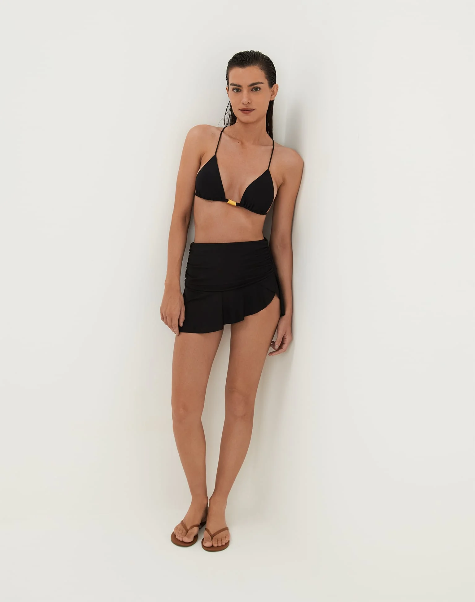 Laurie Mini Skirt - Black - Image 5