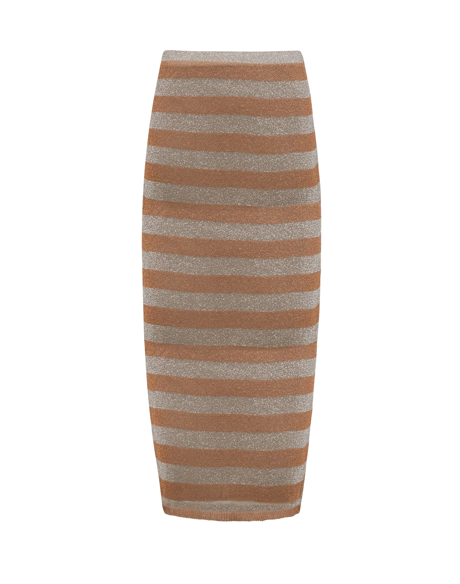 Knit Luna Long Skirt - Striped Éclair