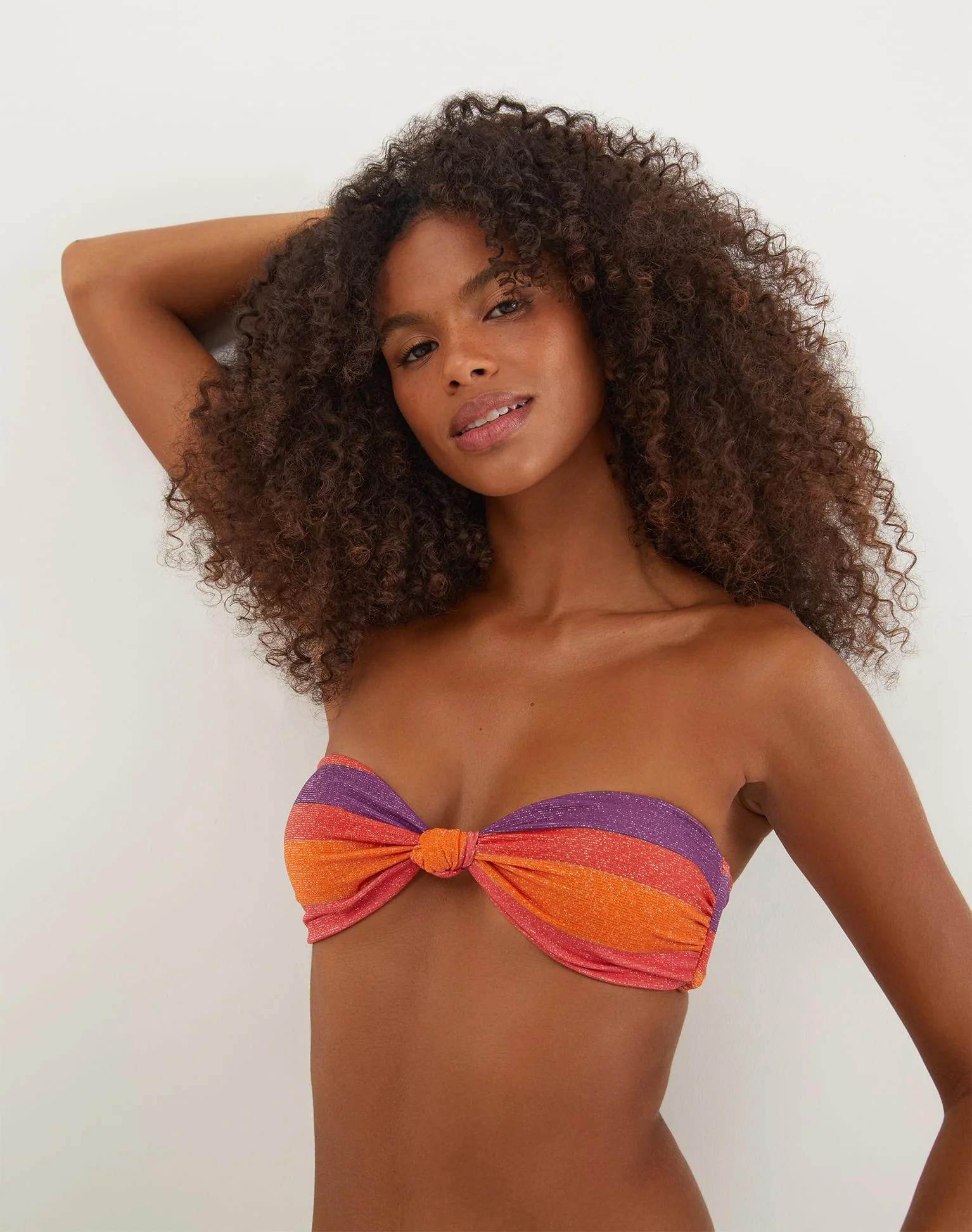 Lurex Jessie Bandeau Top (Final Sale) - Heatwave - Image 6
