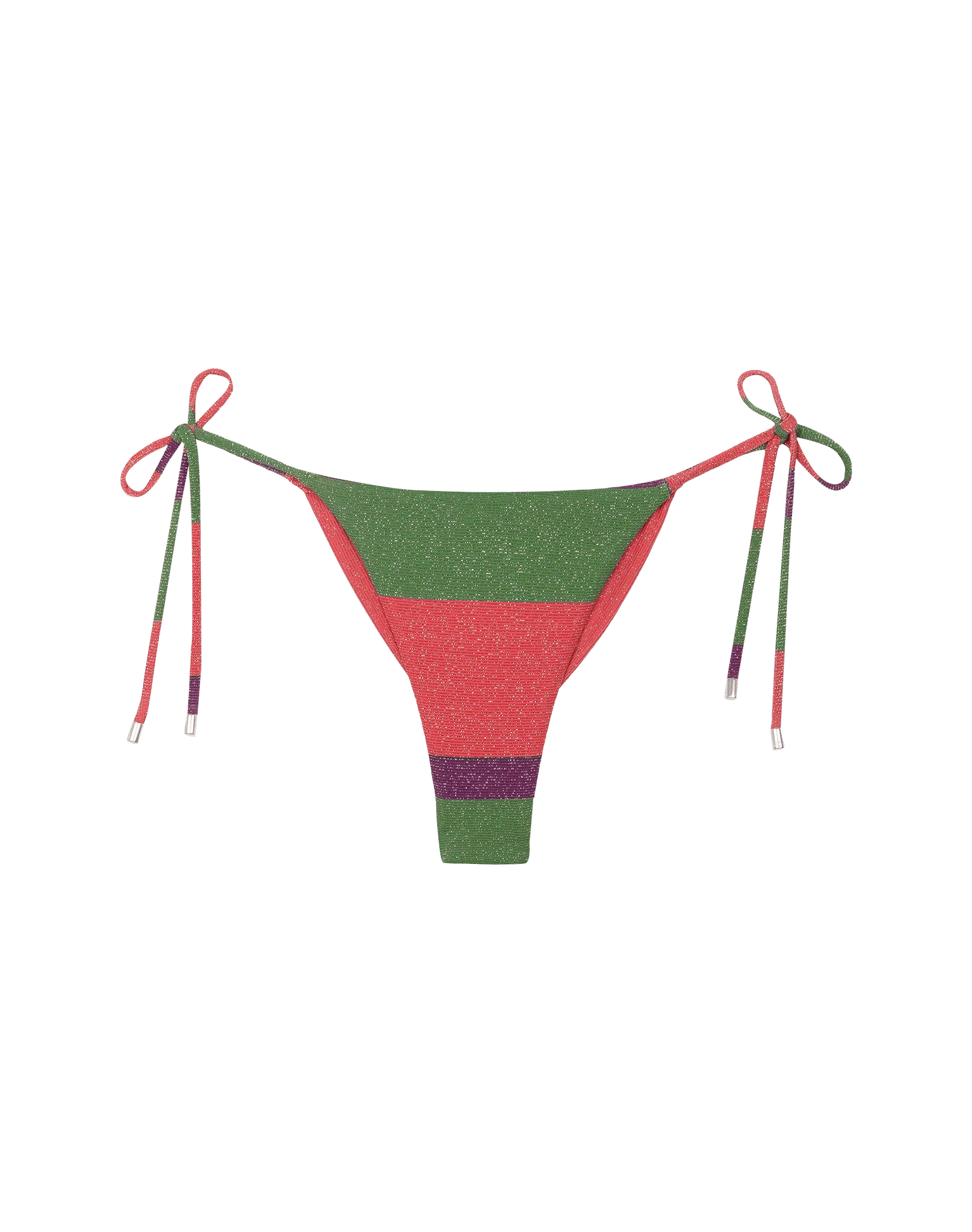 Lurex Tie Side Bottom (Final Sale) - Heatwave