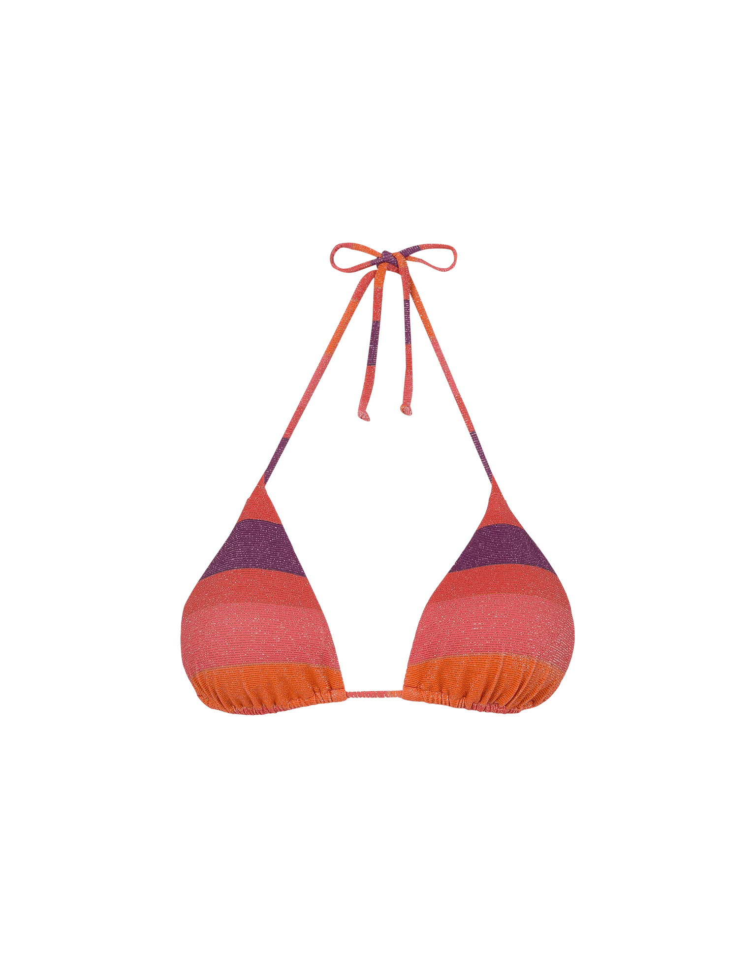 Lurex Tri Top (Final Sale) - Heatwave