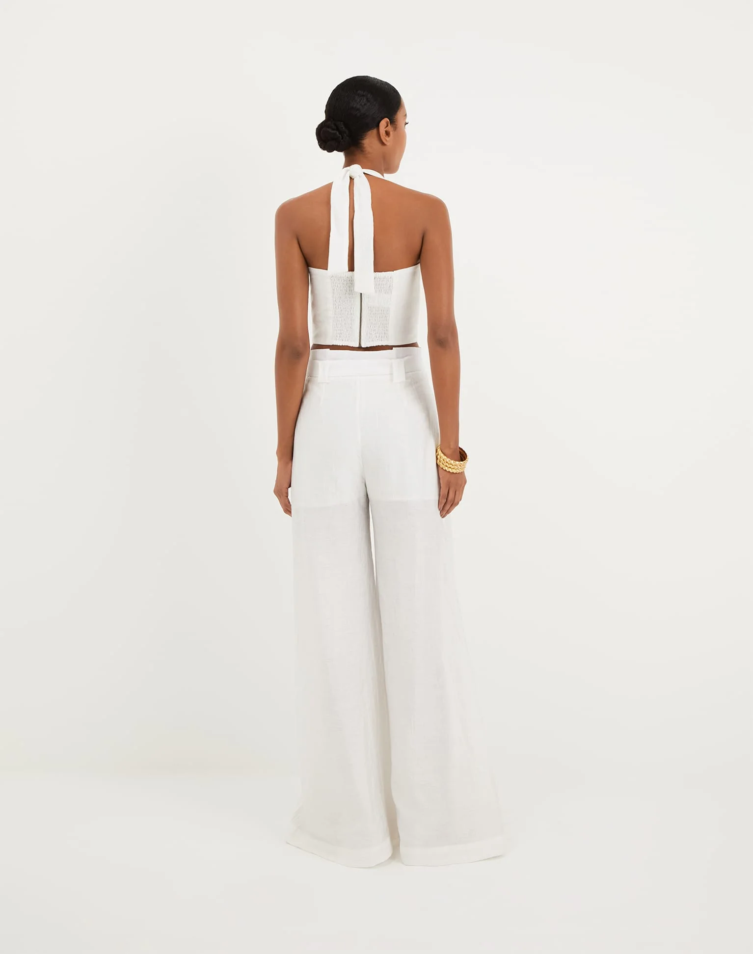 Lys Palazzo Pants - Off White - Image 4