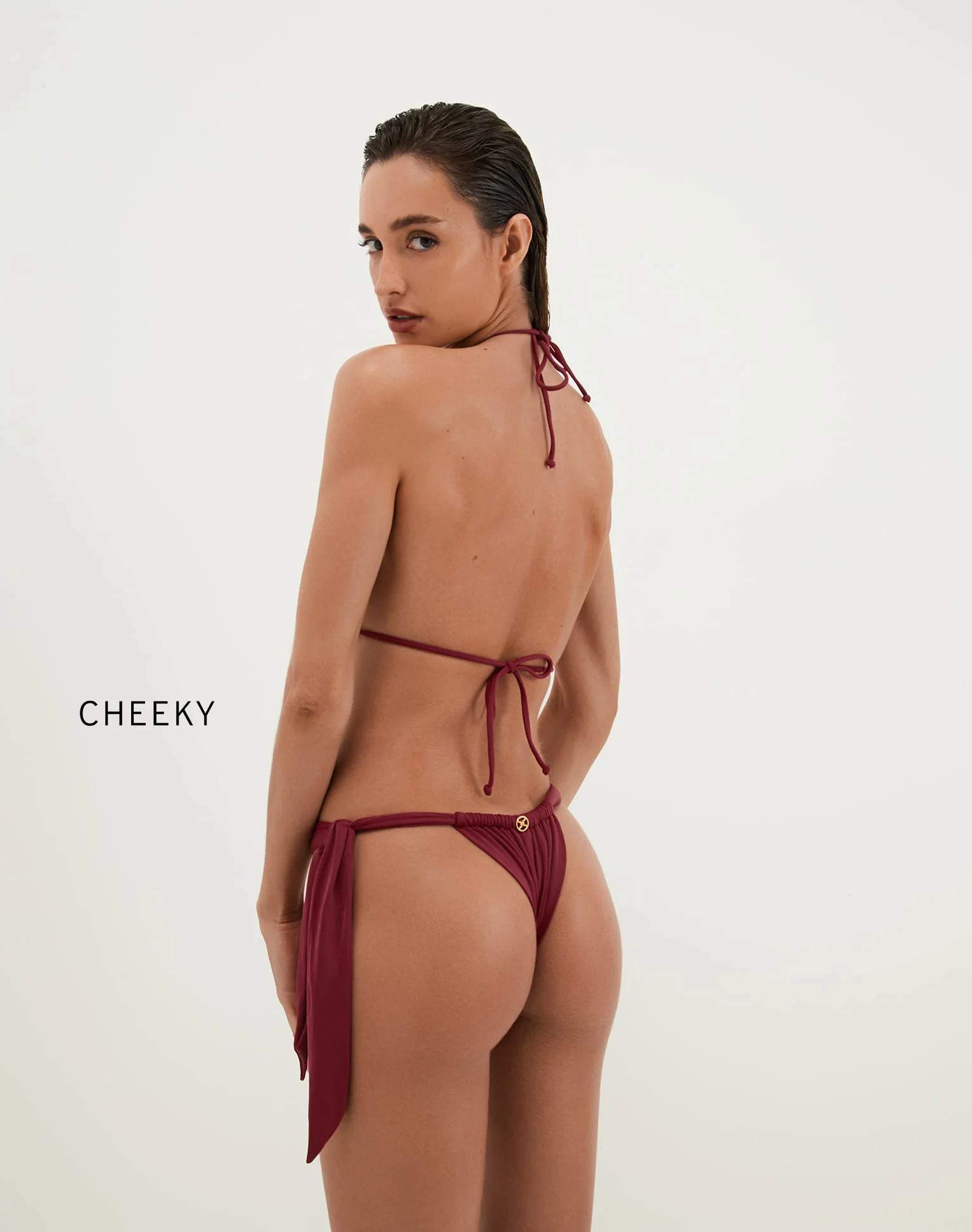 Matte Liza Tanga Bottom - Ponche - Image 4