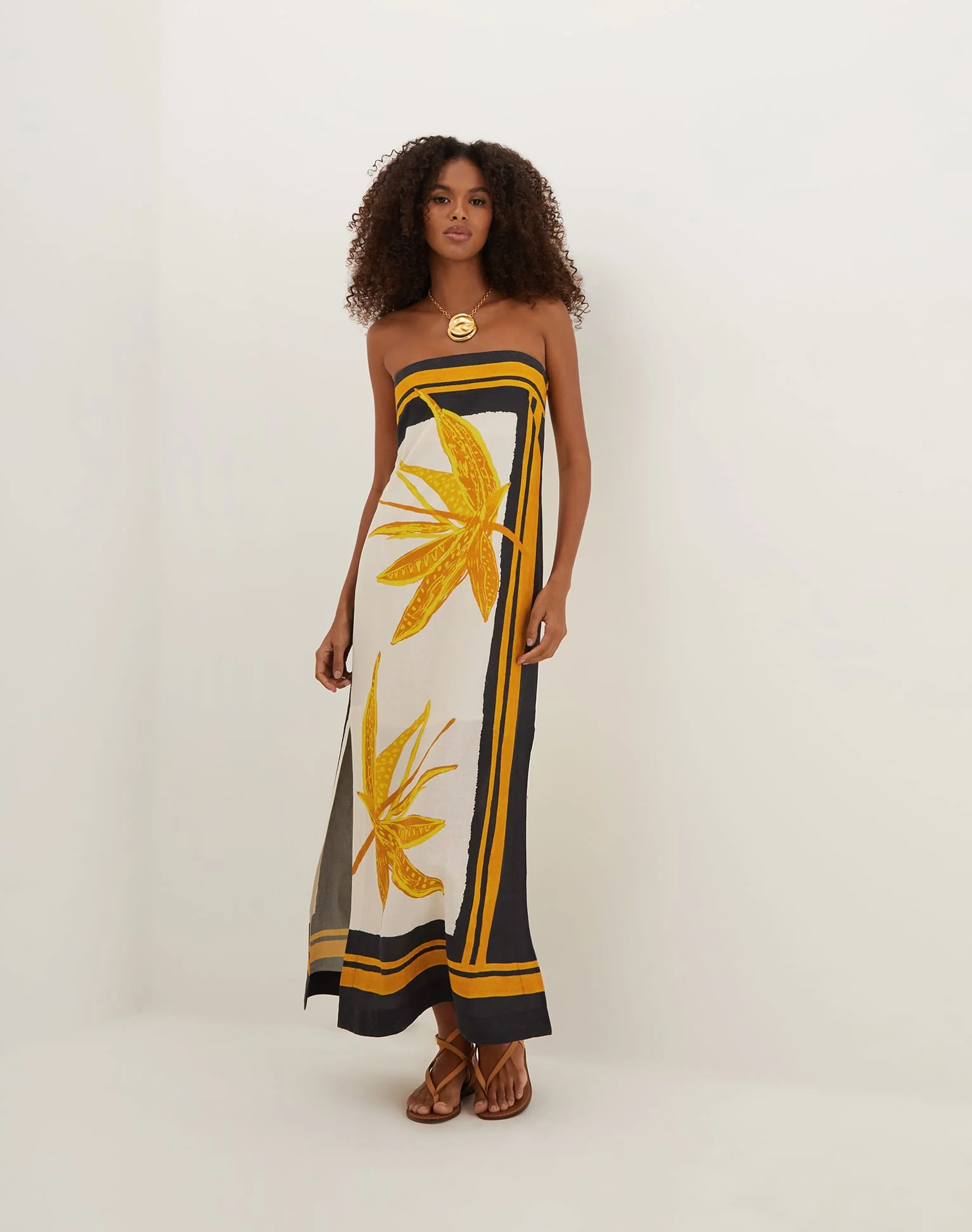 Penelope Long Dress - Tuscan - Image 8