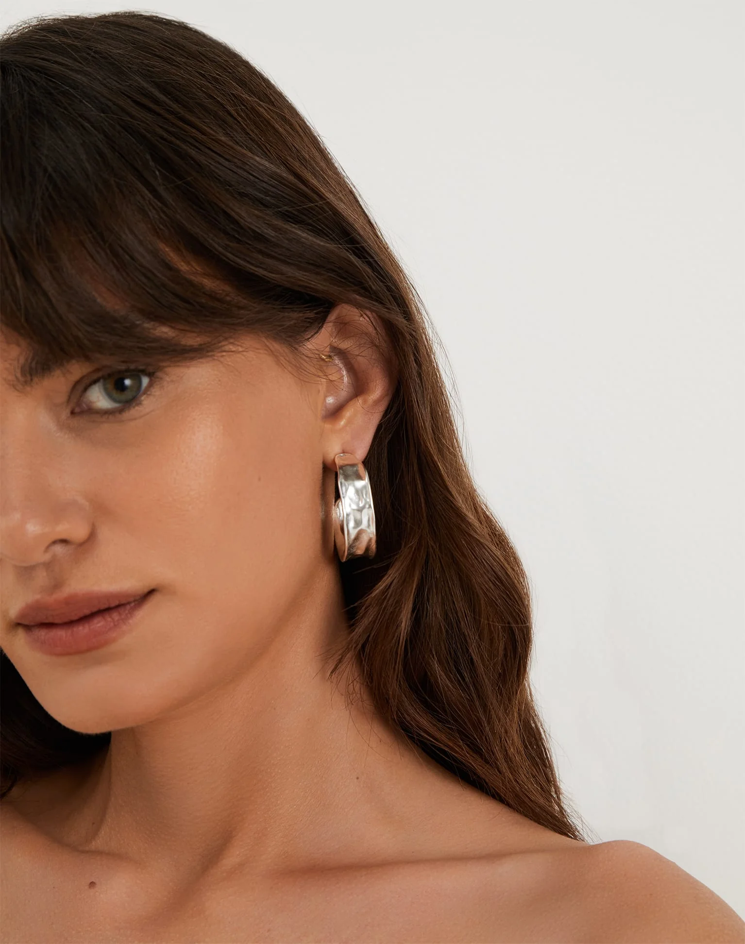 Ray Earrings - Silver - Image 3