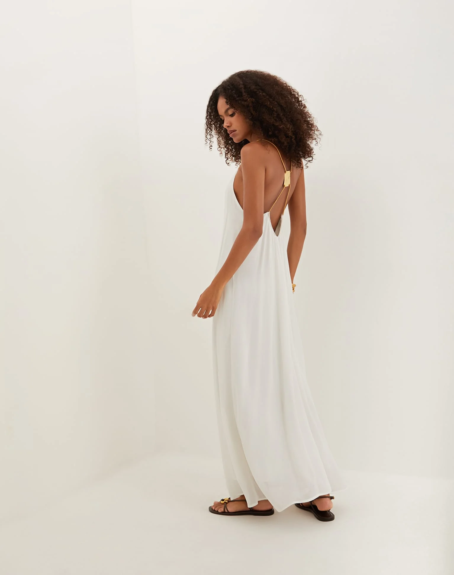 Rebeca Long Dress - Off White - Image 2
