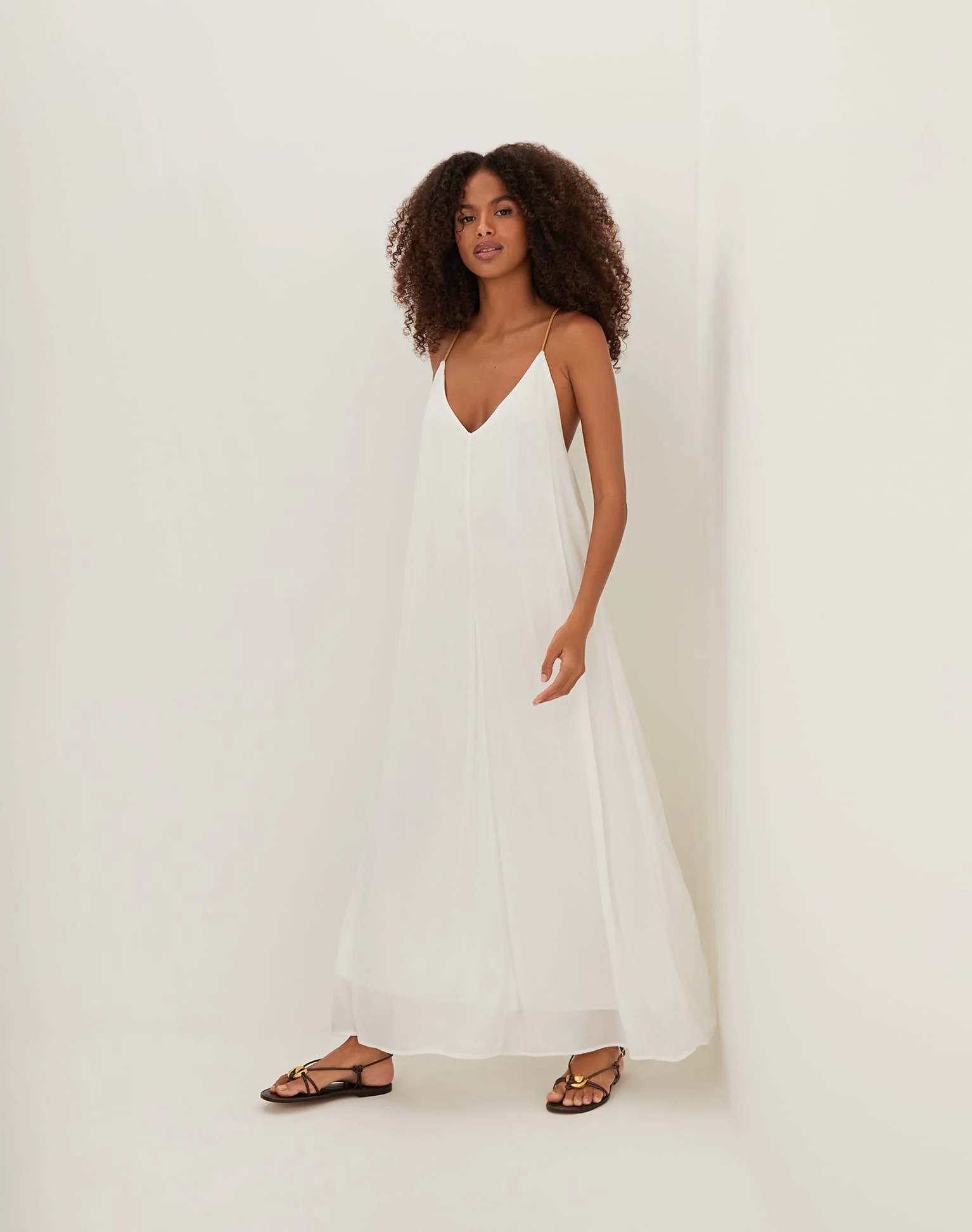 Rebeca Long Dress - Off White - Image 6
