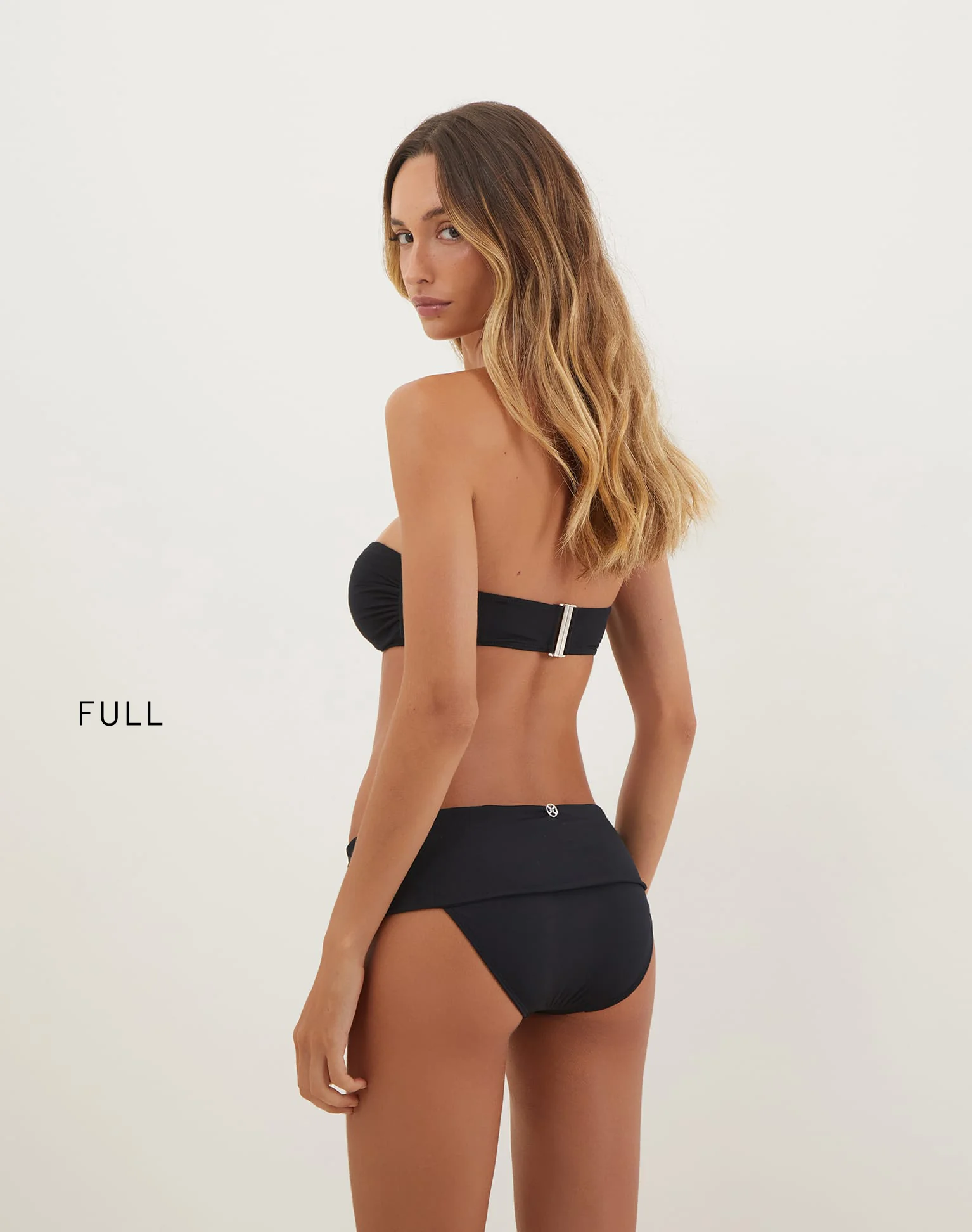 Matte Sama Bandeau Top (Exchange Only) - Black - Image 4
