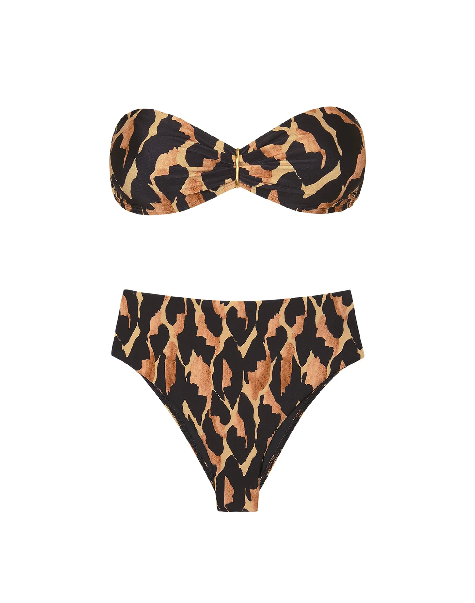 Serena Bandeau Top - Camu - Image 5