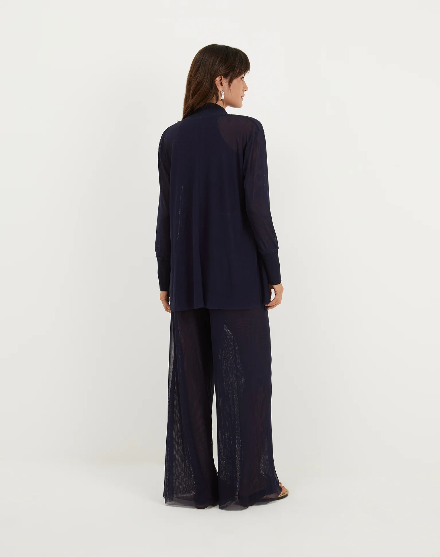 Knit Sia Cardigan - Sailboat - Image 4