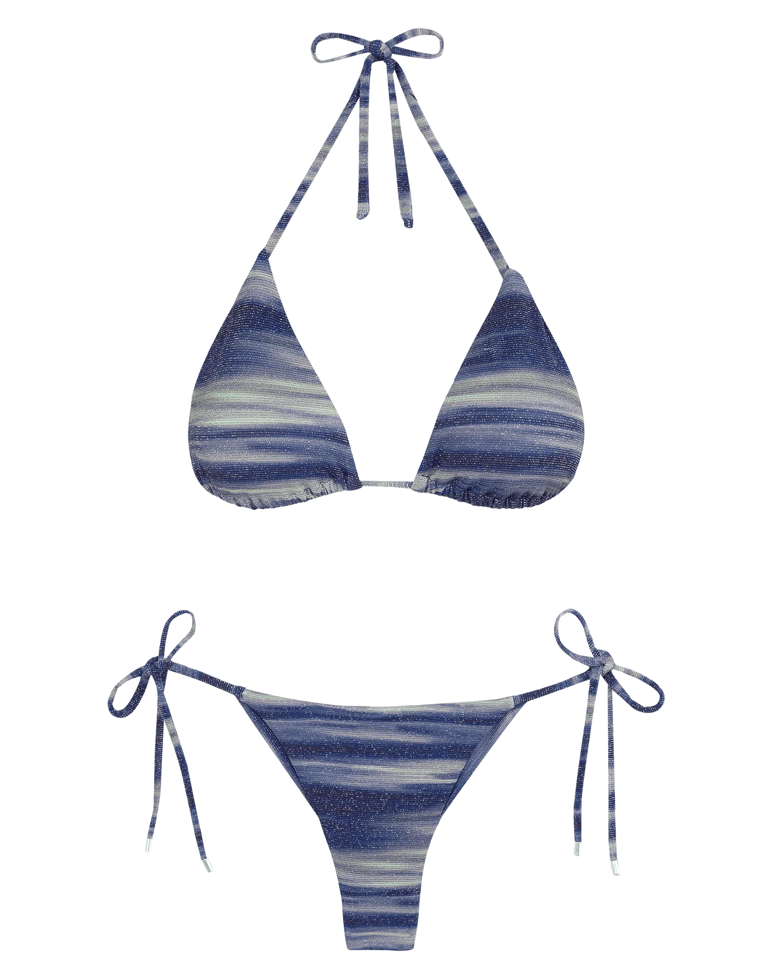 Lurex Tie Side Bottom (Final Sale) - Moonlight - Image 9